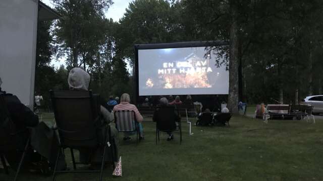 Filmen En del av mitt hjärta visades i folkets park i Björneborg på onsdagskvällen.