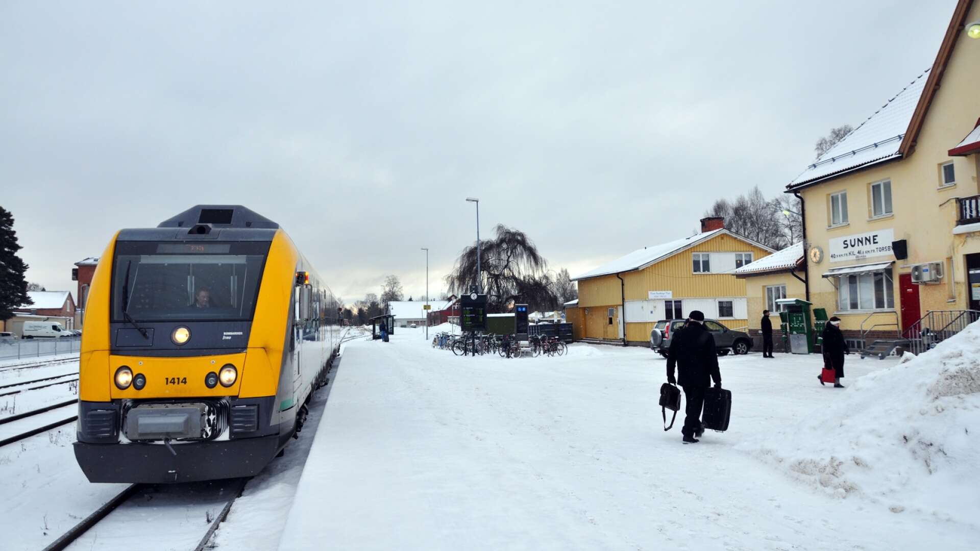 I vinter har ibland fyra av de fem Itino-tågen som trafikerar Fryksdalsbanan varit ur drift.
