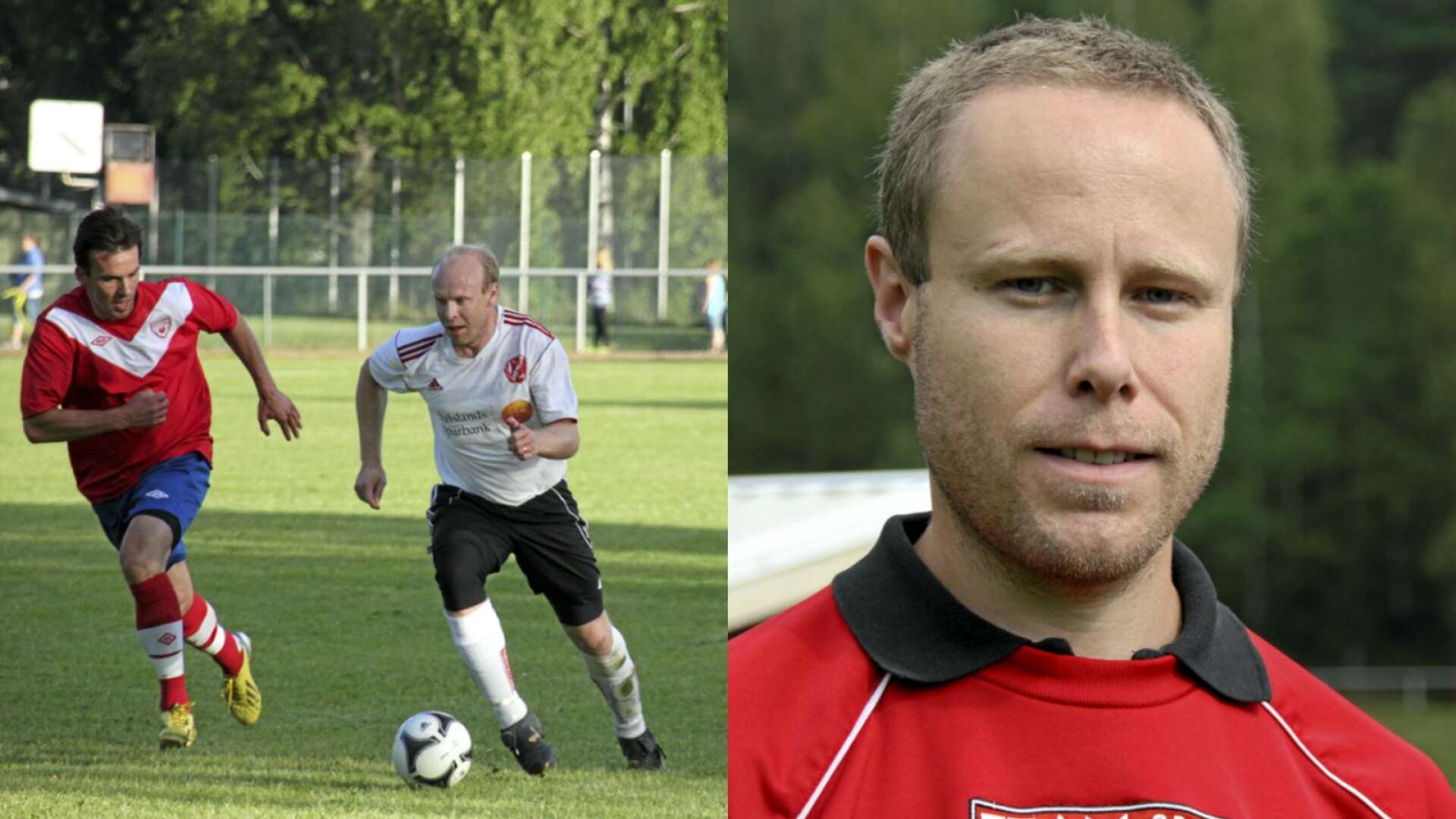 Mattias Ågren, till vänster som spelare, och Johnny Spångberg fortsätter som tränare i Dals Långeds IK.