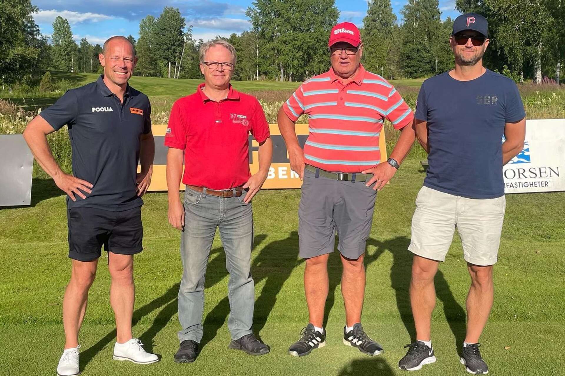 Uniflex-golfens segrare under måndagen: A-klass: Mats Weidensjö (69), B-klass Jan Jacobsen (69) och C-klass Börje Öhrman (70).