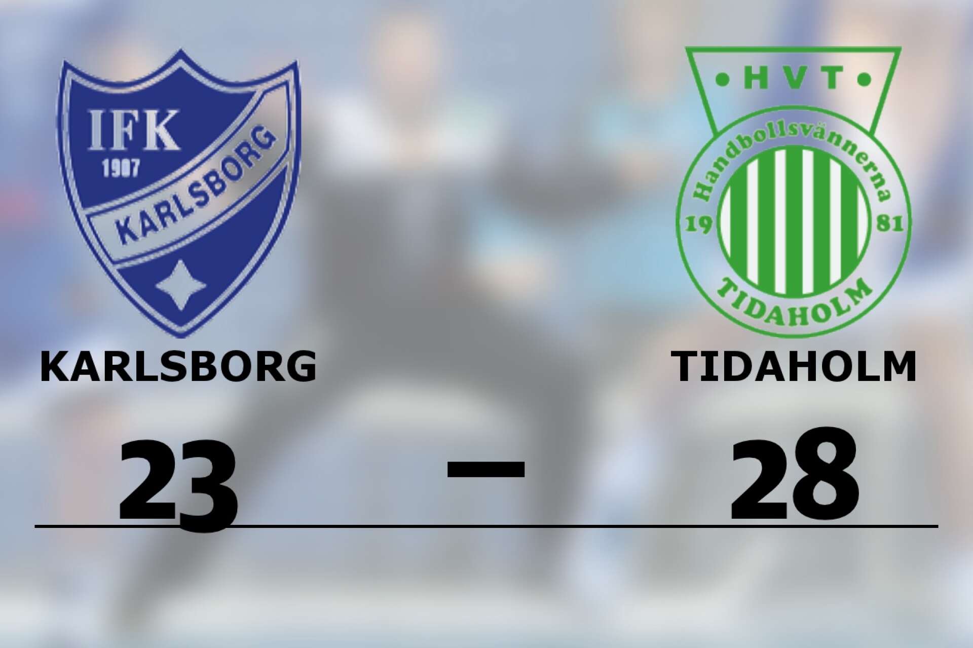 IFK Karlsborg förlorade mot IF HV Tidaholm