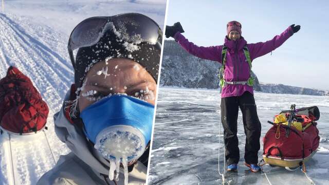 32-åringen skidar, vandrar och går hundratals mil ensam – trotsade 42 minusgrader i Sibirien: ”Handlar om att utmana sig själv”