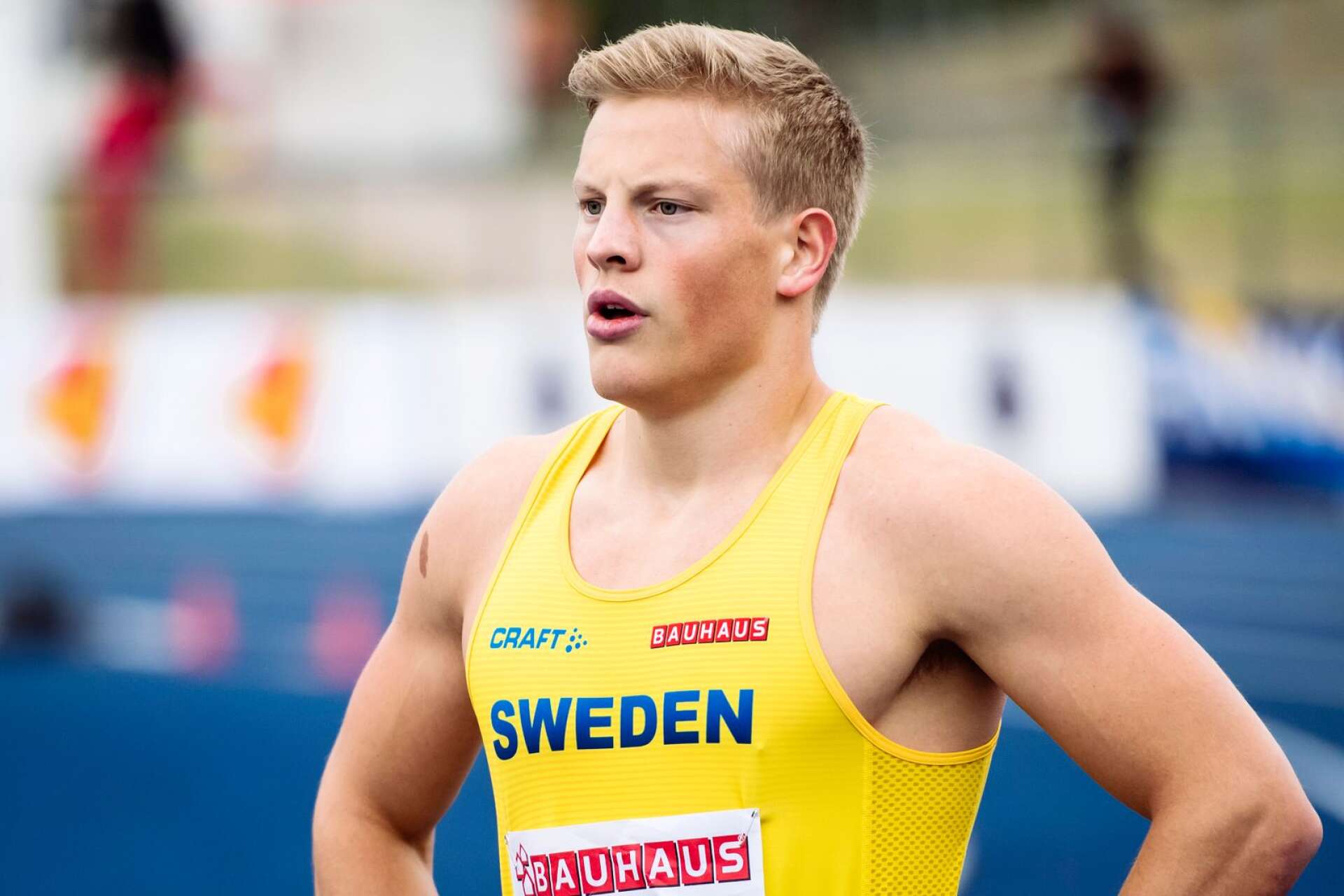 Det blev en tredjeplats för Larsson på 60 meter. 