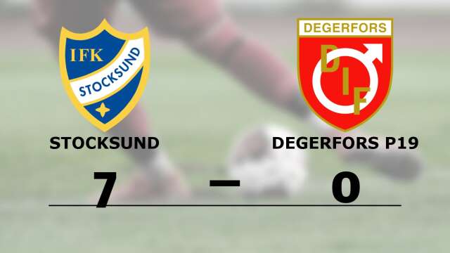 IFK Stocksund vann mot Degerfors IF Junior