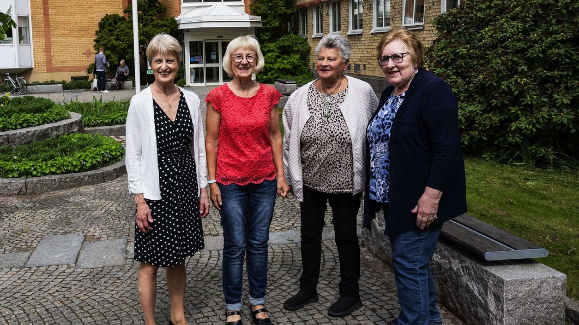 Solweig Gard (S), Britt Zetterberg Bagge (MP), Margareta Ivarsson (C) och Lillemor Larsson (V) har styrt Hammarö kommun de senaste två åren.