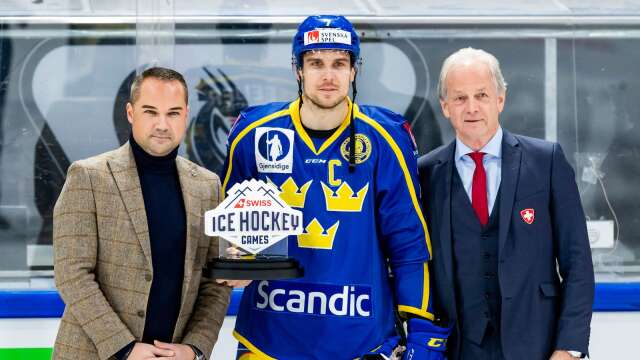 Henrik Tömmernes var lagkapten för Tre Kronor som vann Swiss Ice Hockey Games tidigare i december.
