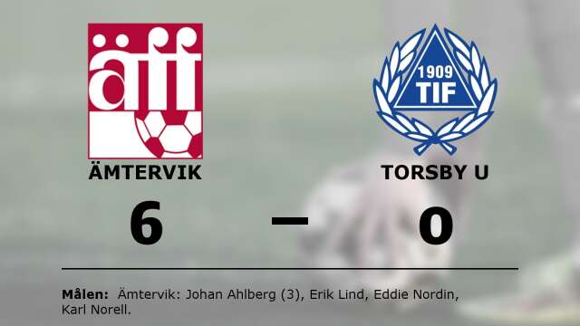 Ämterviks FF vann mot Torsby IF