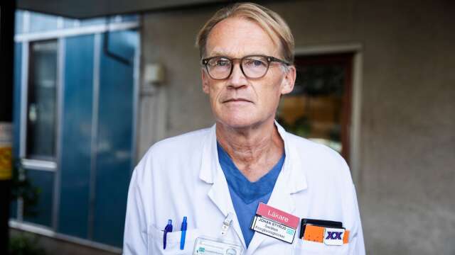 Johan Styrud, överläkare på  Danderyds sjukhus och ordförande Stockholms läkarförening.