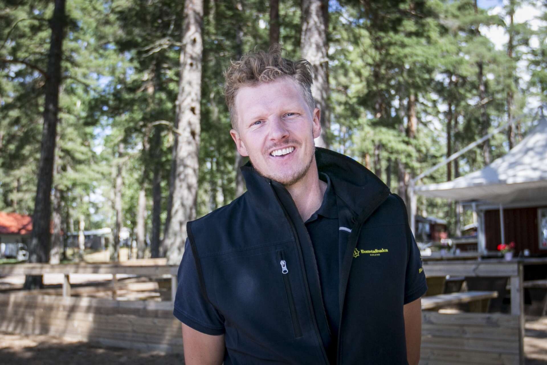 David Nordentjell är vd för Bomstadbaden camping.