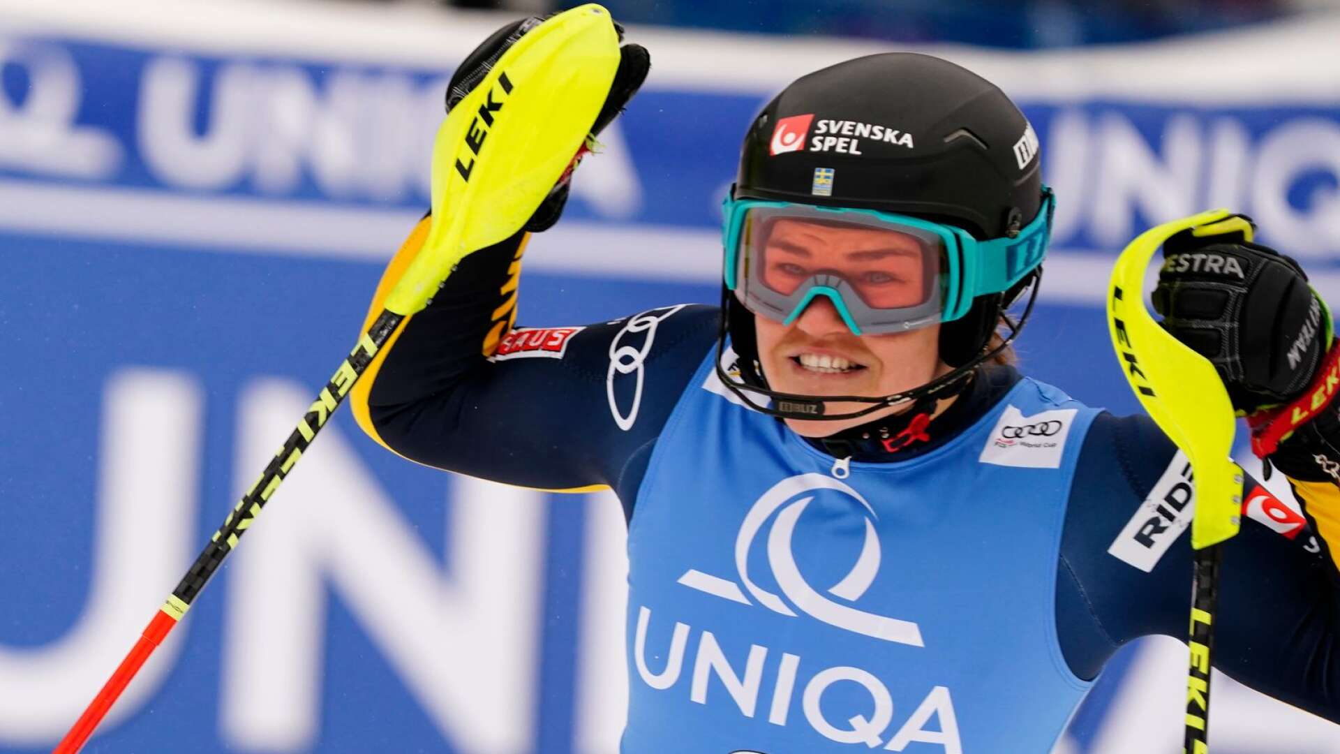 Anna Swenn-Larsson kör för SM-guld i Skövde.