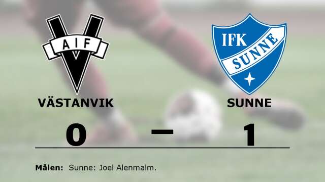 Västanviks AIF förlorade mot IFK Sunne