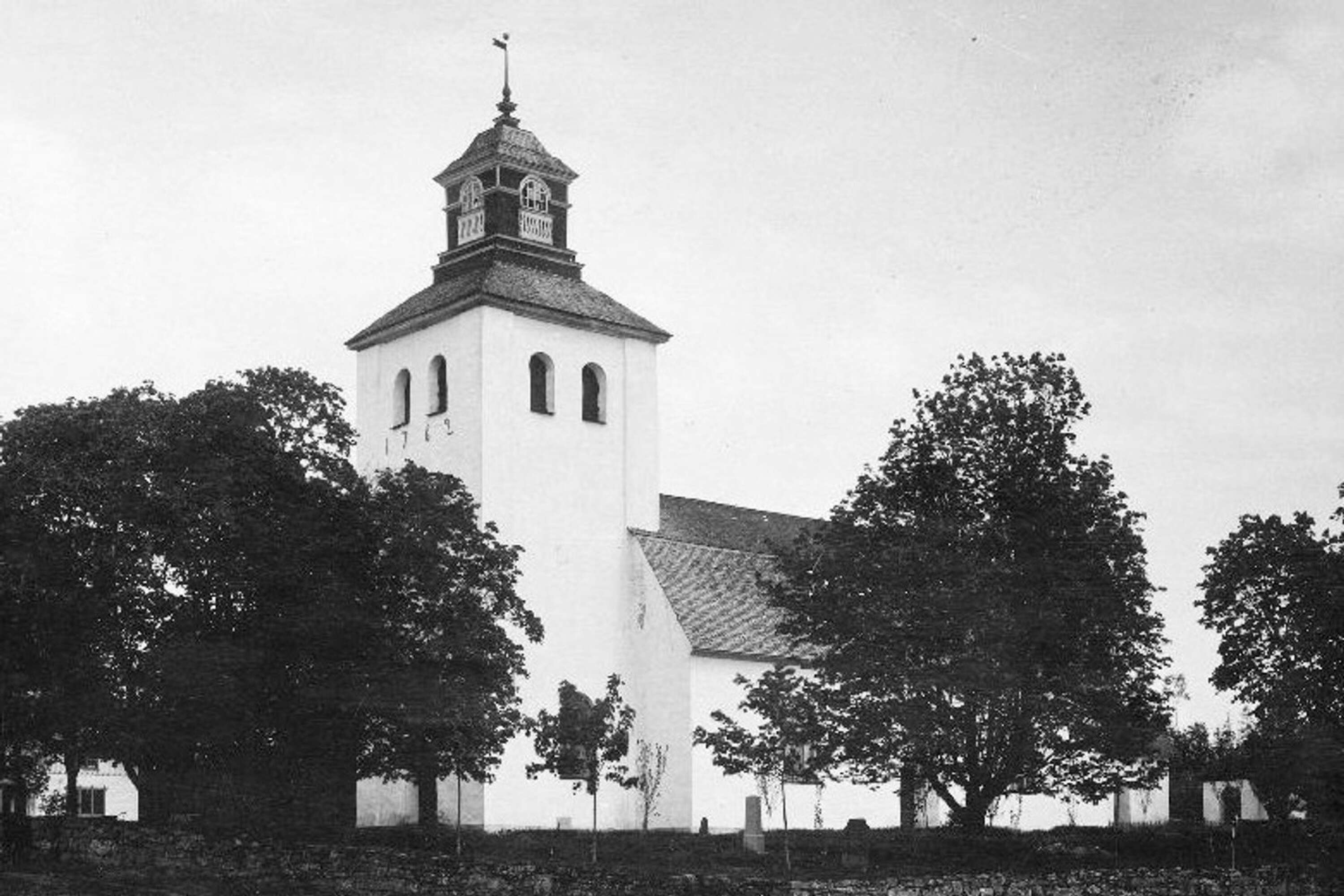 Värmskogs kyrka foto från 1800-talet-