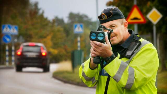 Över 1 000 personer fastnade i polisens hastighetskontroll i Bergslagen under förra veckan. Arkivbild.