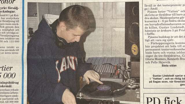 Jonas Odhner, alias DJ Fekal, satsade mot SM 2000.