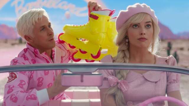 Ryan Gosling och Margot Robbie frontar den kommande Barbie-filmen. 