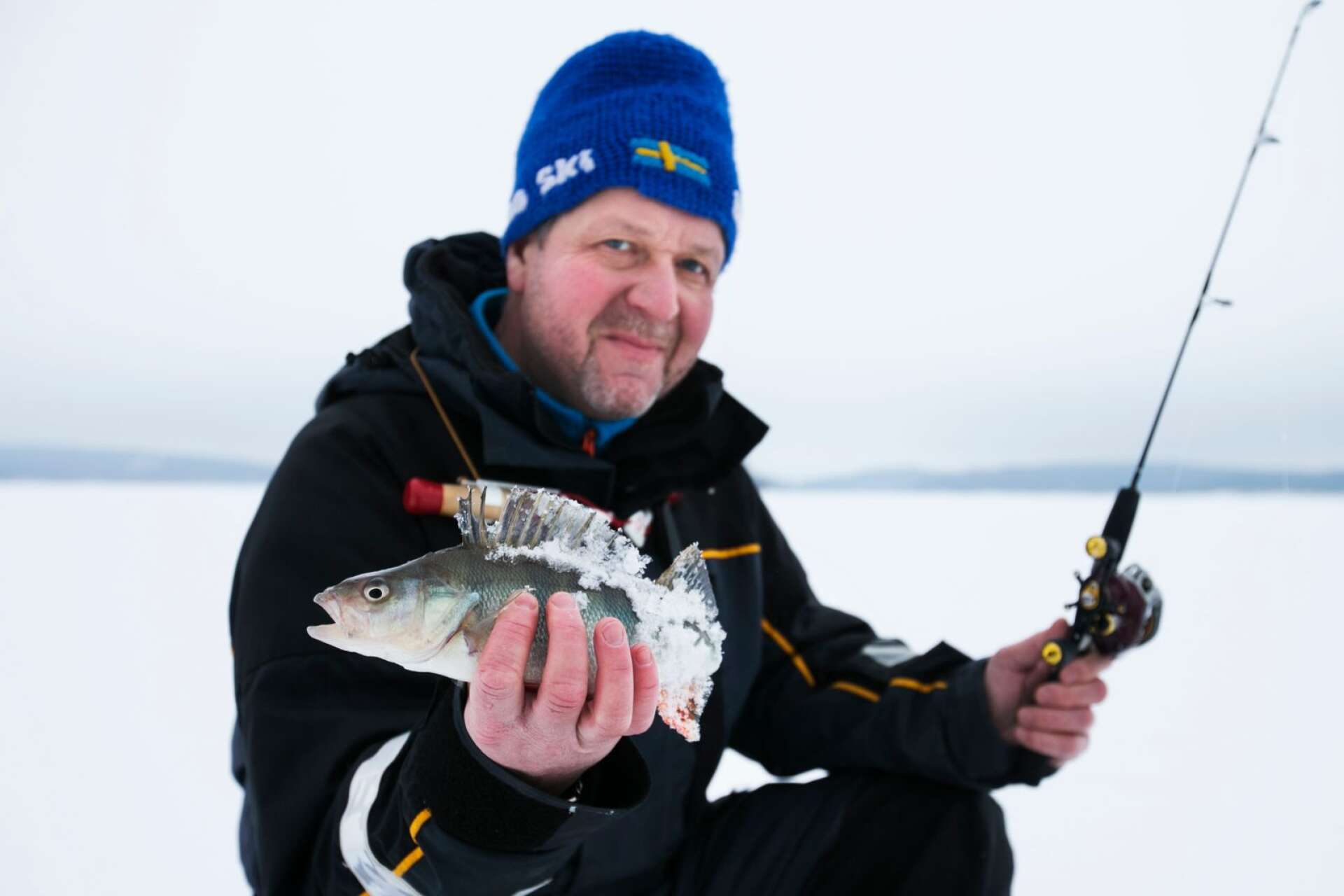 Mer tid för fiske hoppas Leif Haraldsson att det ska bli framöver.Arkiv.