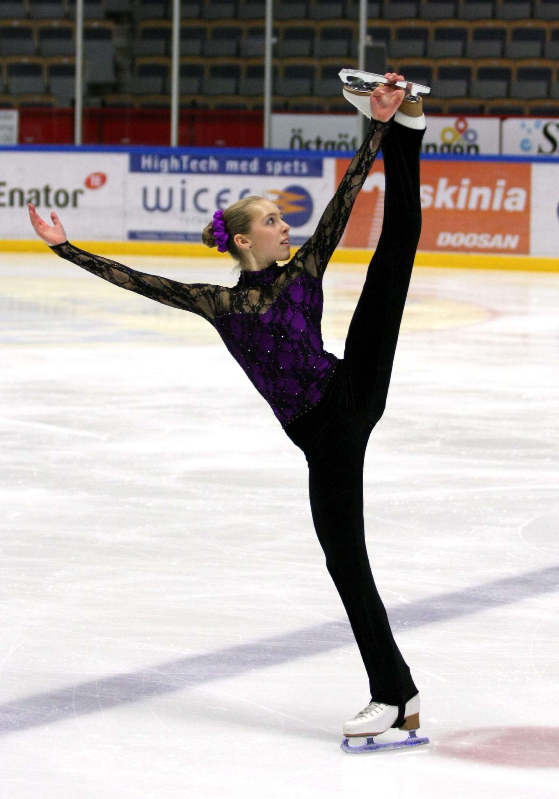 Linn Melander deltog i SM, inte mindre än tre gånger.