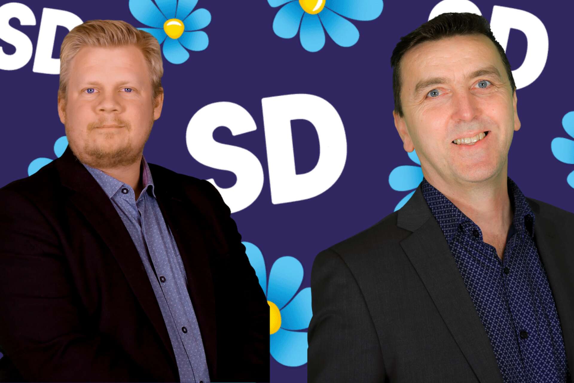 Christoffer Wallin och Jörgen Andersson, Sverigedemokraterna.