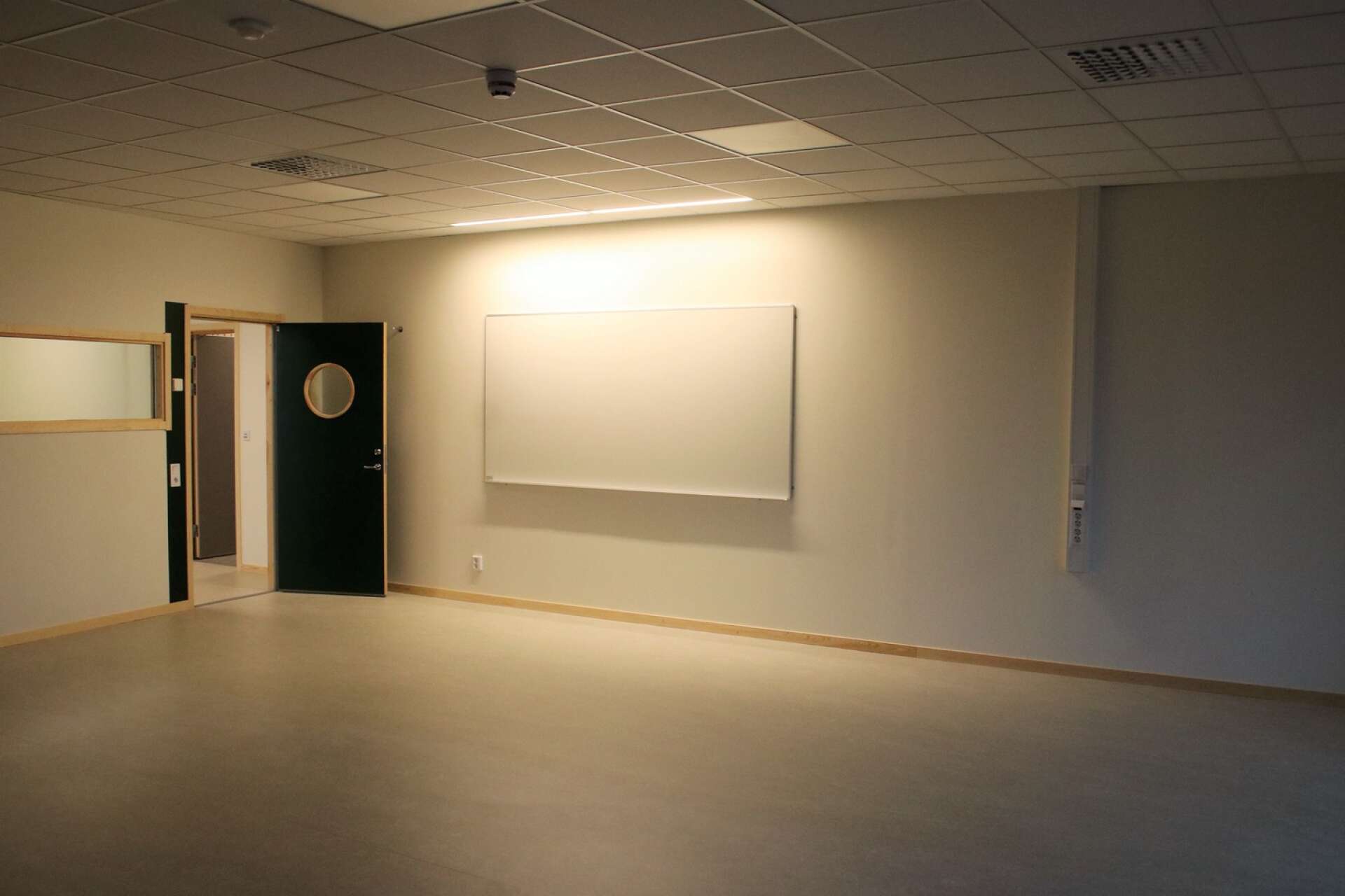 Så här ser klassrummen ut.