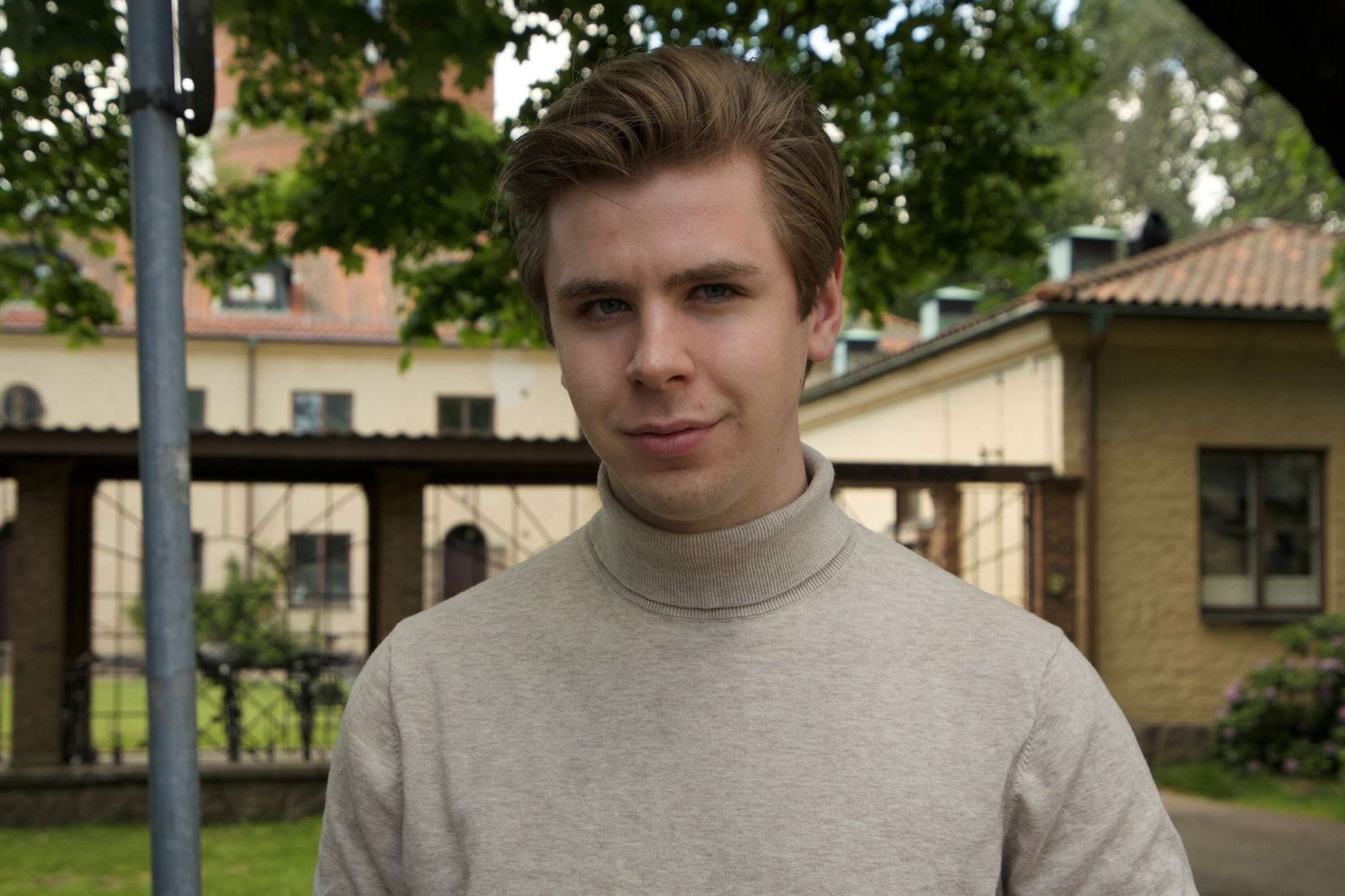 Noah Hjortman, distriktsordförande, MUF Värmland