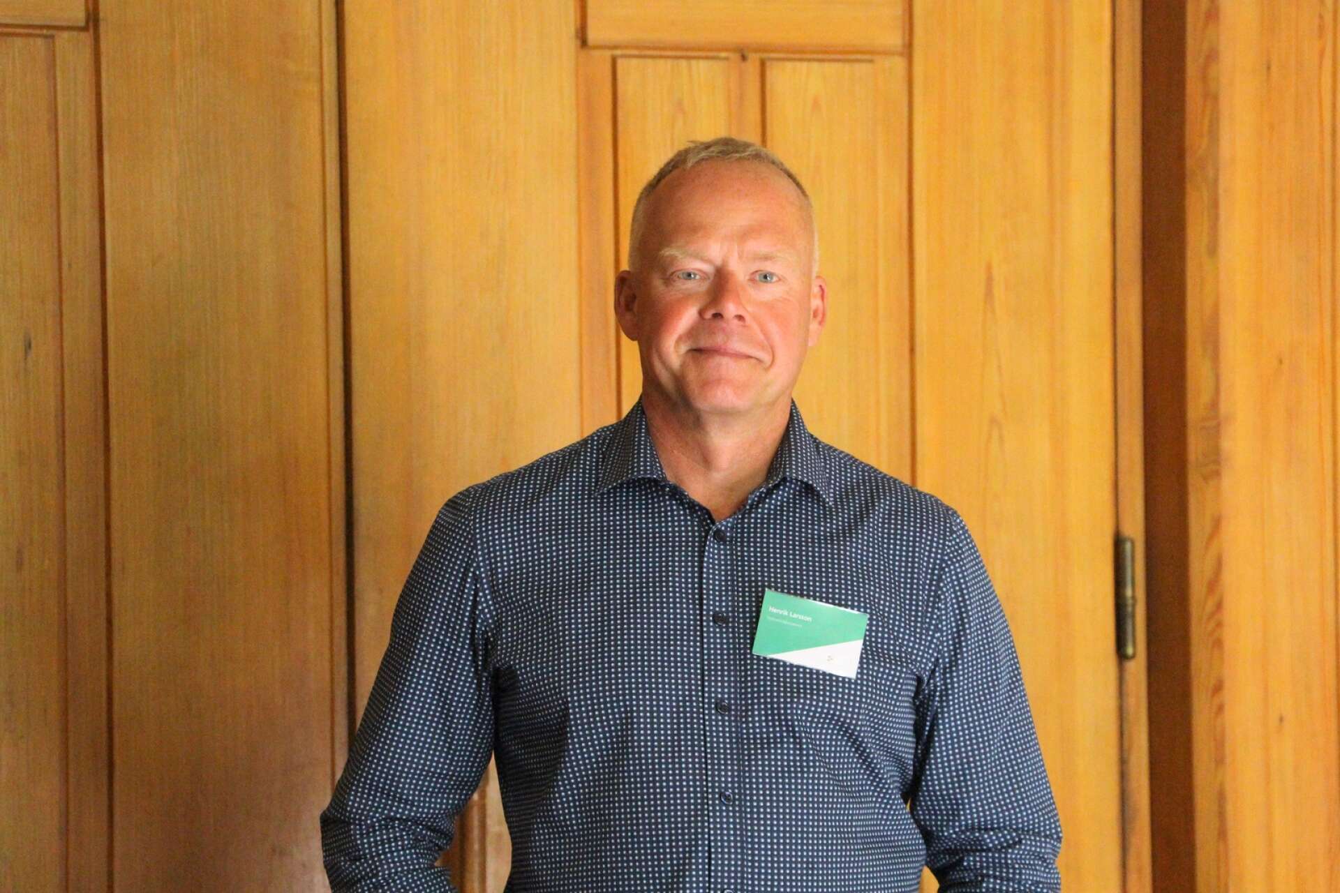 Henrik Larsson, byggnadsvårdskoordinator på Hantverkslaboratoriet.