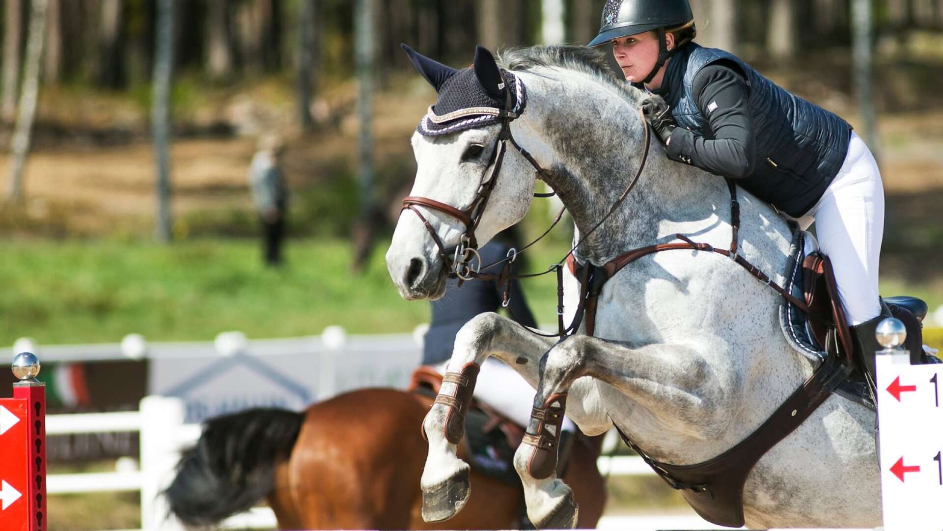 Värmländska Linn Holm är klar för final i högsta klassen i Wermland Equestrian Games.