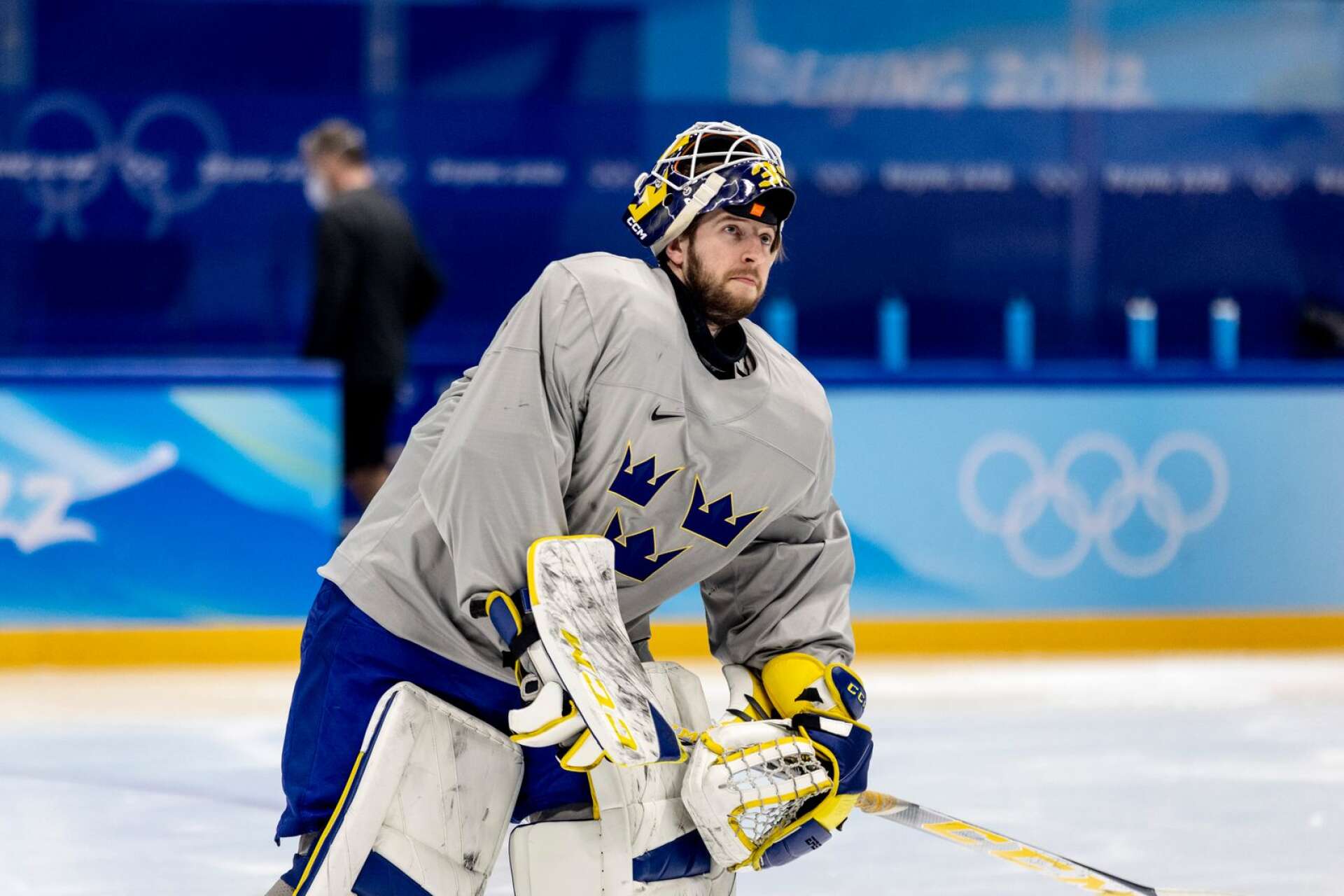OS-målvakten Adam Reideborn är en av de KHL-svenskar som stoppas från landslagsspel i vinter,