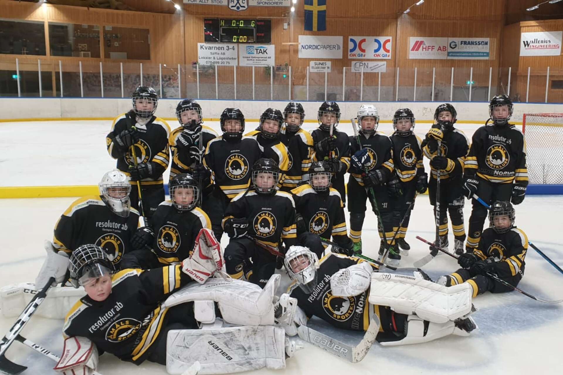 Åmåls Sportklubbs U11-lag spelade Nordic Youth Trophy i Somashallen i Säffle. 