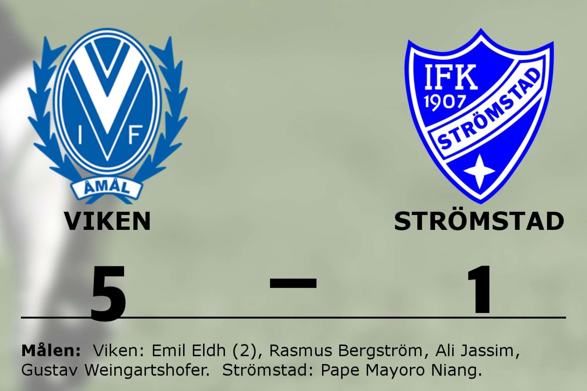 IF Viken vann mot IFK Strömstad