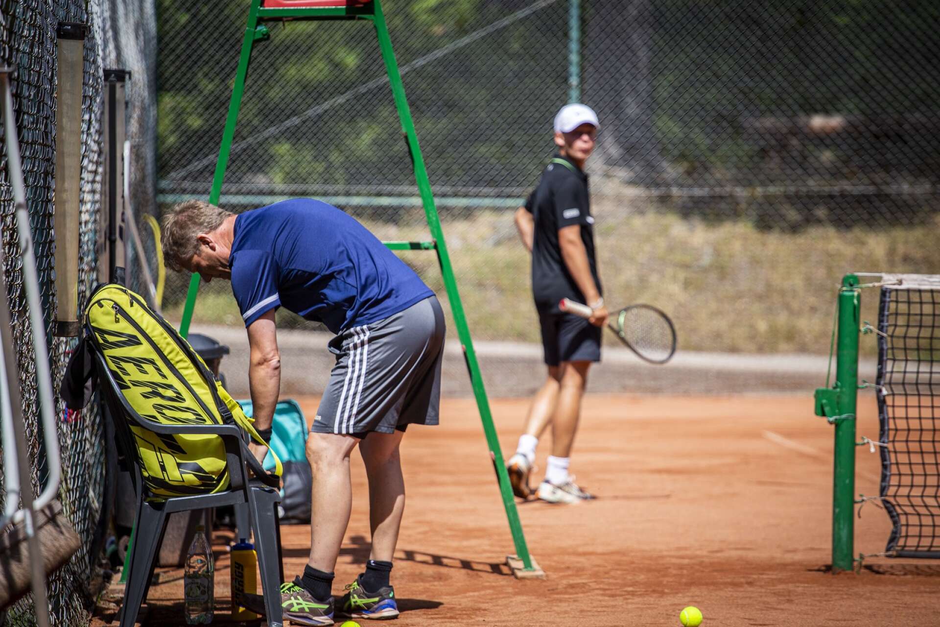 Thomas Friberg och Arvid Lindblad gjorde upp i finalen av Åmåls tennisvecka.
