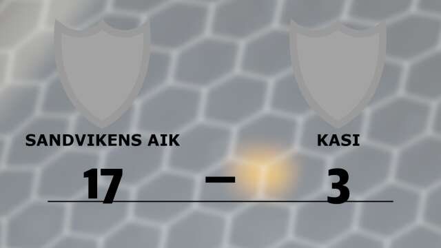 Sandvikens AIK vann mot BK Kasi