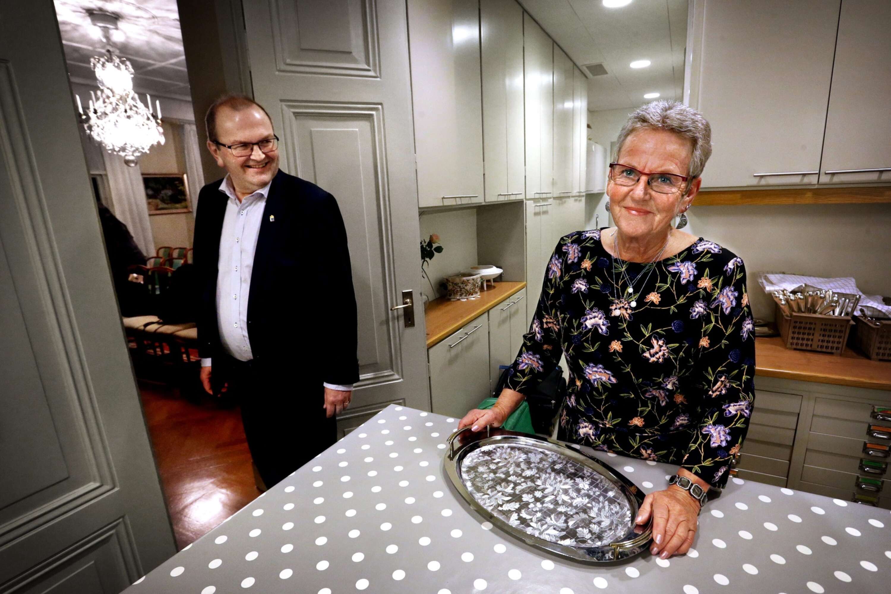 Gunn Stavvik jobbade som husfru på residenset mellan 2004 och 2020. Sex av åren jobbade hon ihop med landshövding Kenneth Johansson och hans fru Viola. 