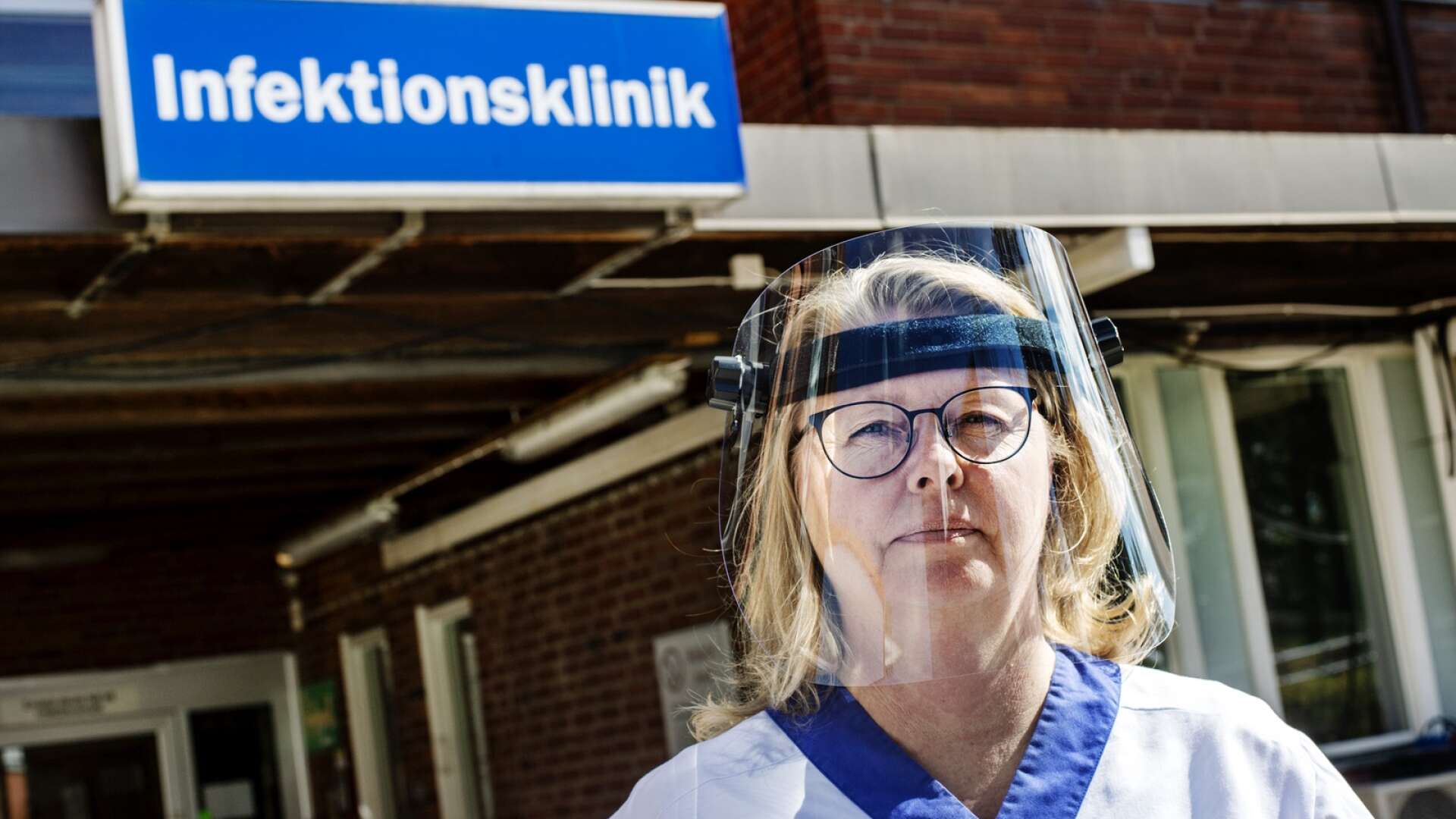 Maria Berglund, verksamhetschef för infektionskliniken på Centralsjukhuset i Karlstad.