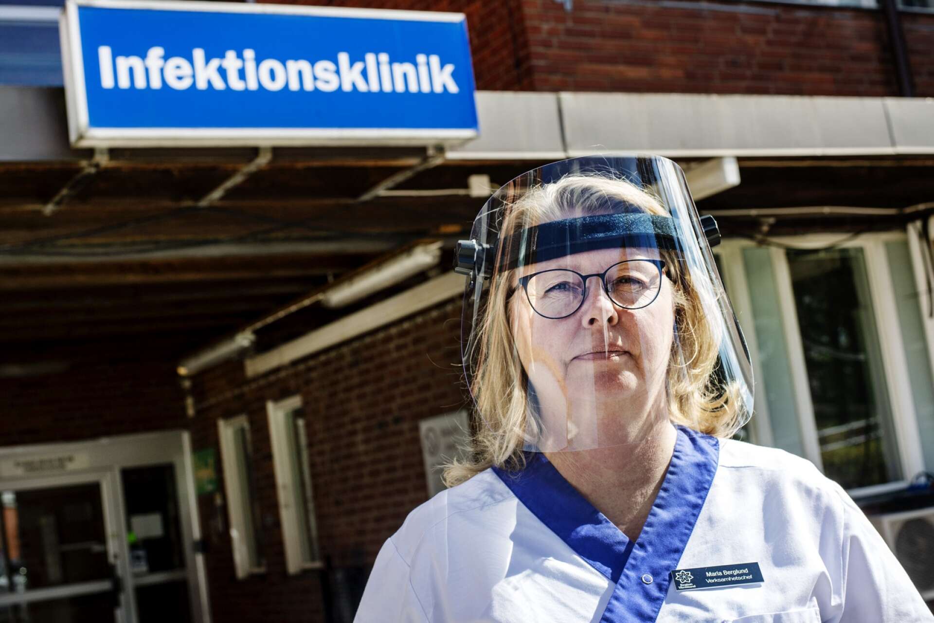 Maria Berglund, tidigare verksamhetschef Infektionskliniken och numer områdeschef för slutenvården i Värmland. 