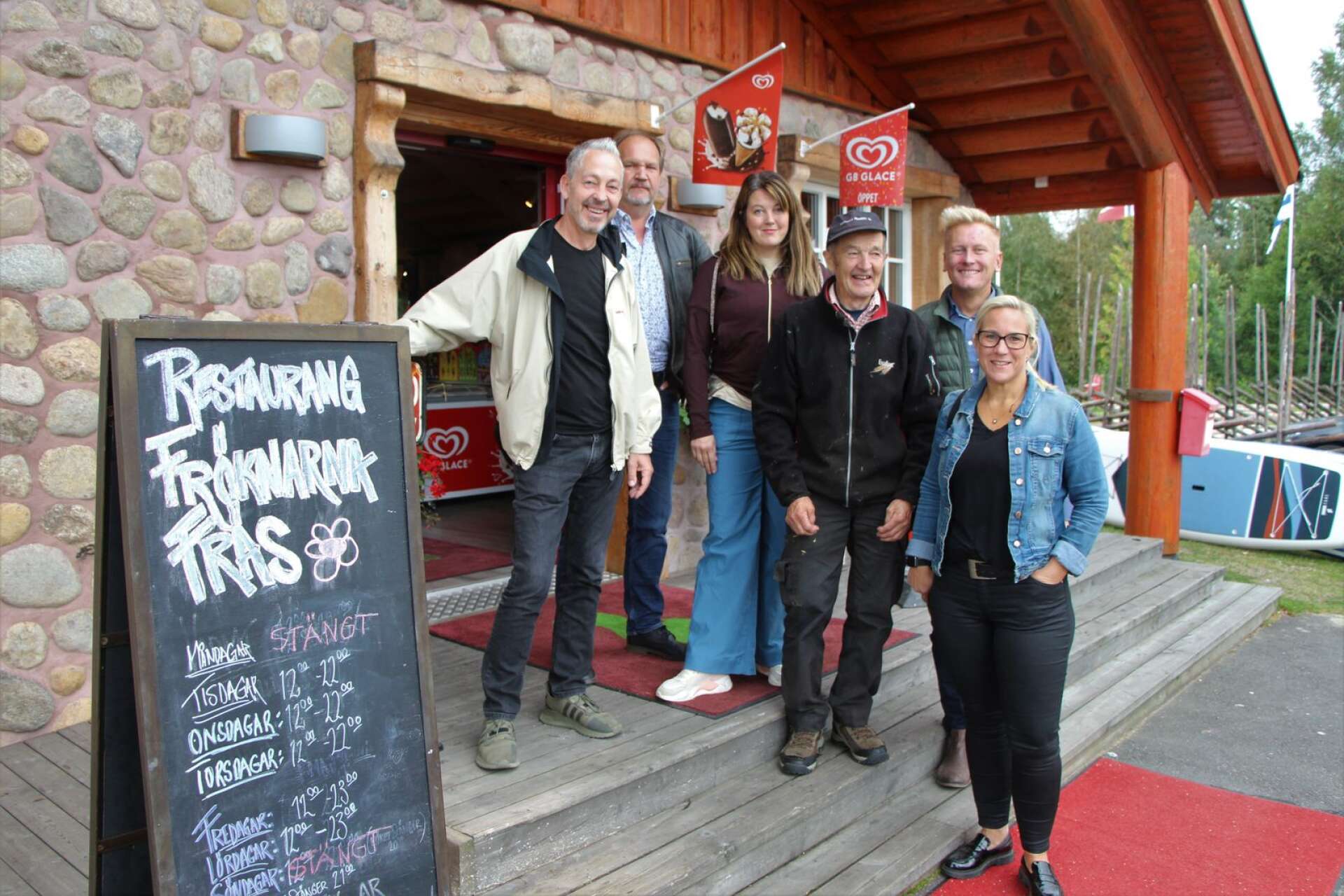 Lars Mejern Larsson (S), Peter Jonsson (S), Helena Henriksson och Bengt Henriksson, Torsby campng, Daniel Schützer (S) och Åsa Johansson (S).