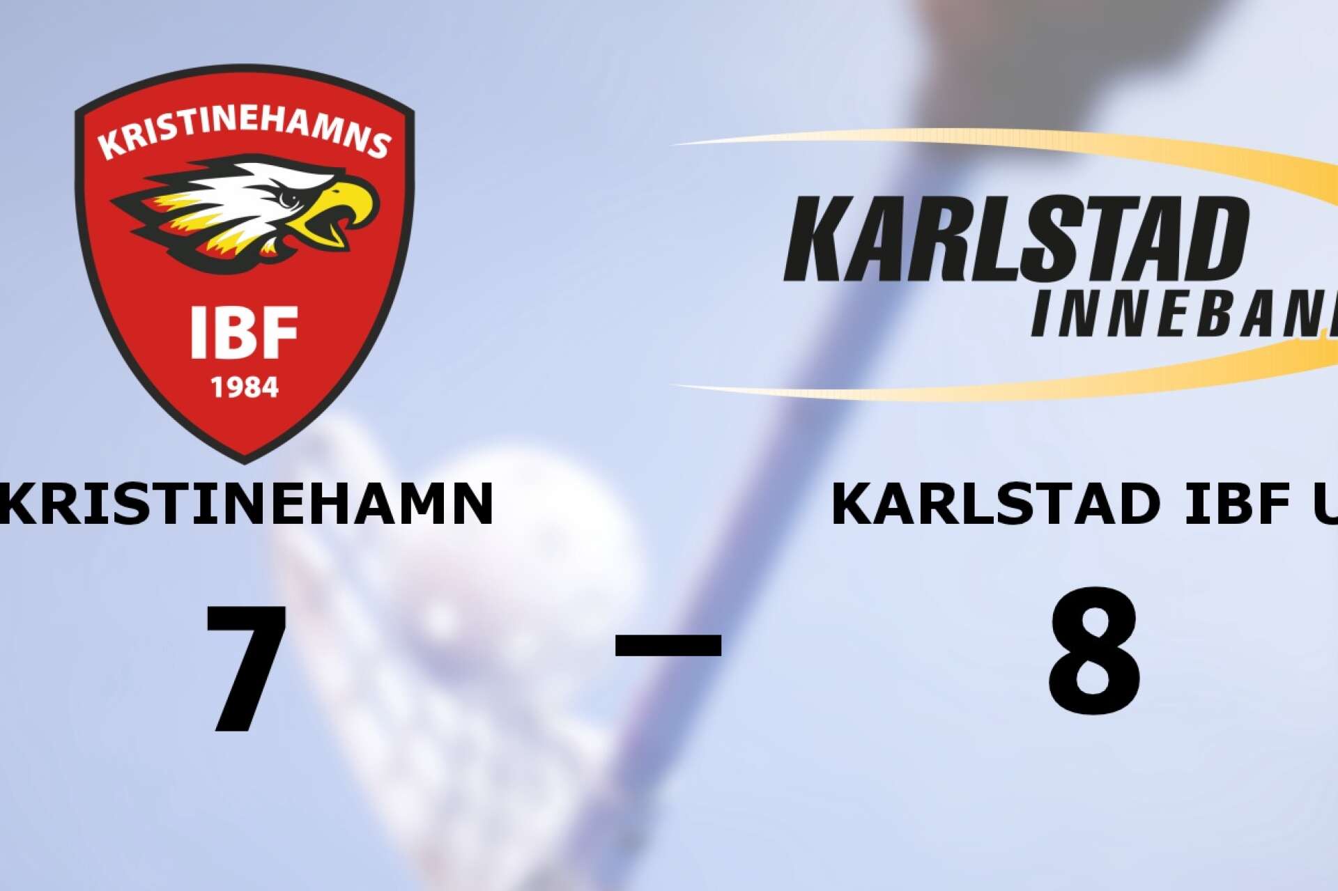 Kristinehamns IBF förlorade mot Karlstad IBF Ungdom