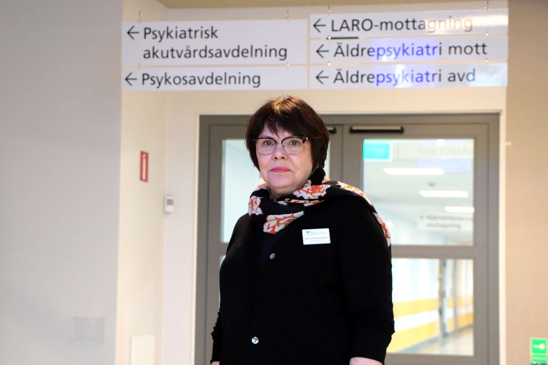 Lena Bjugård Bränfeldt, verksamhetschef, tycker att framtiden ser ljus ut med allt fler som vill jobba inom psykiatrin.