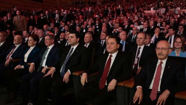 Företrädare för sex oppositionspartier i Turkiet samlade i januari för att anta ett gemensamt program inför presidentvalet som väntar i vår.