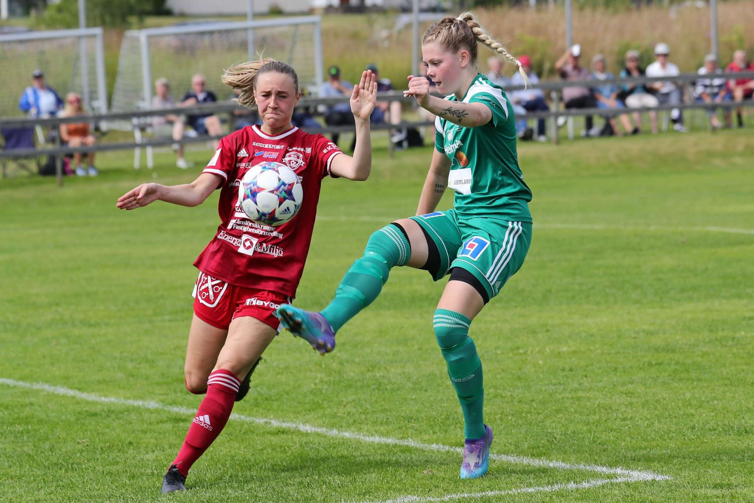 Värmländskan Emma Eriksson gjorde Mallbackens avgörande mål mot Team TG. Arkivbild.