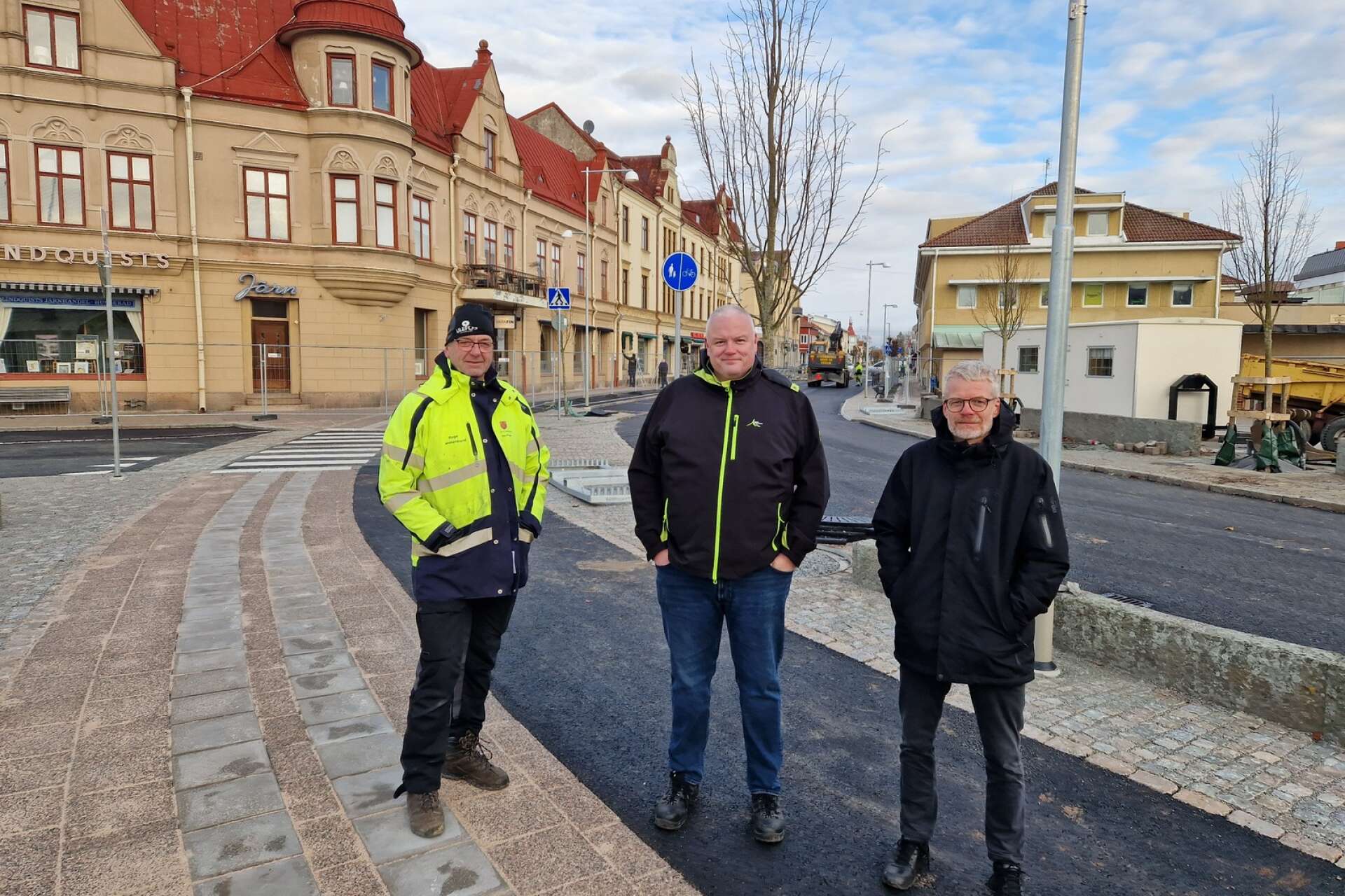 Roger Immerstrand, Erik Lindström och Nils Gustavsson har börjat bli vana vid gatuprojekt vid det här laget..