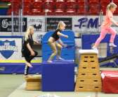 Bofors Gymnastikförening arrangerade kavalkaden i Nobelhallen för femte året i rad.