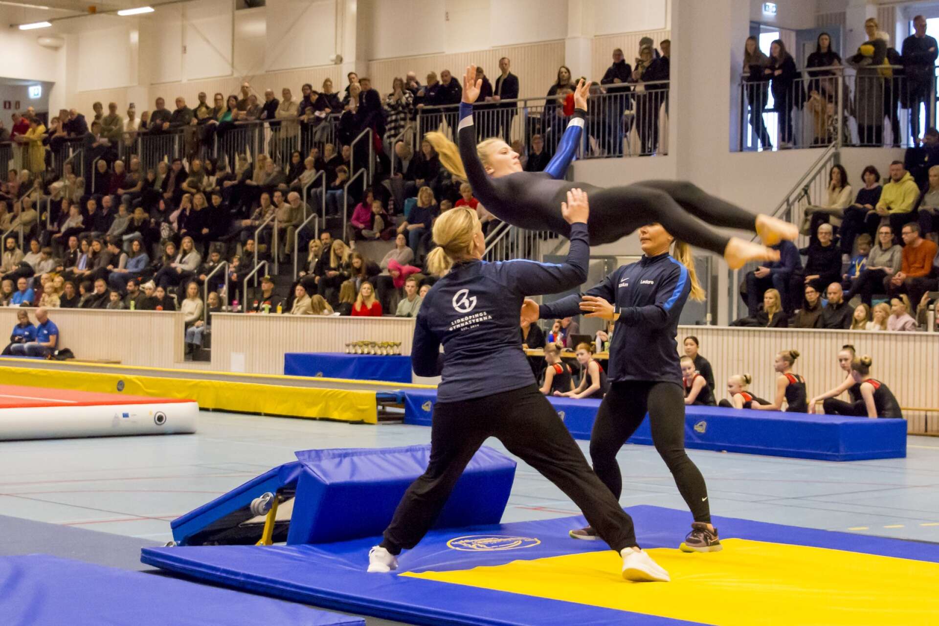 Skaraborgscupen i truppgymnastik hölls i Kavelbrohallen under lördagen.