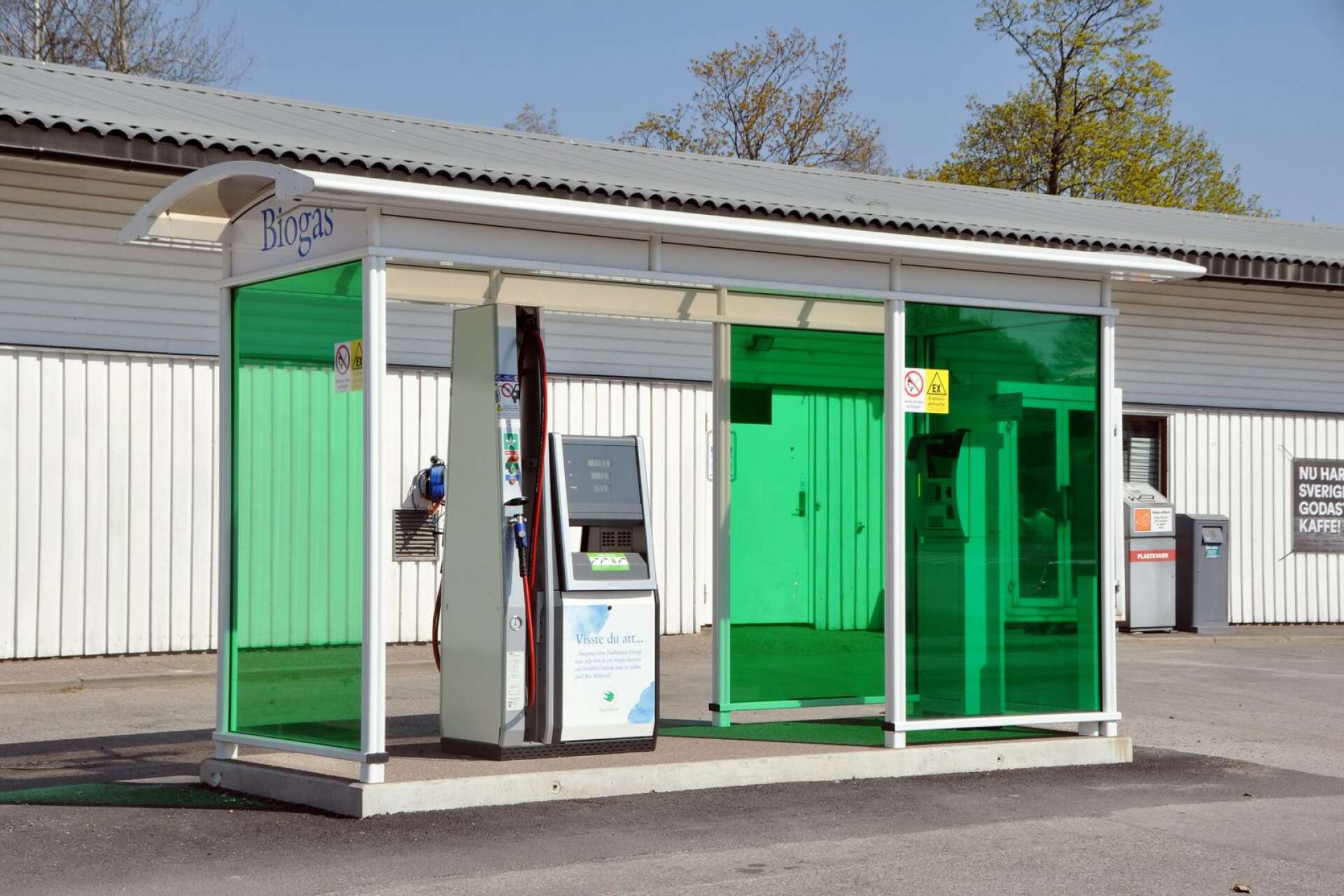 Biogasstation i Bengtsfors.