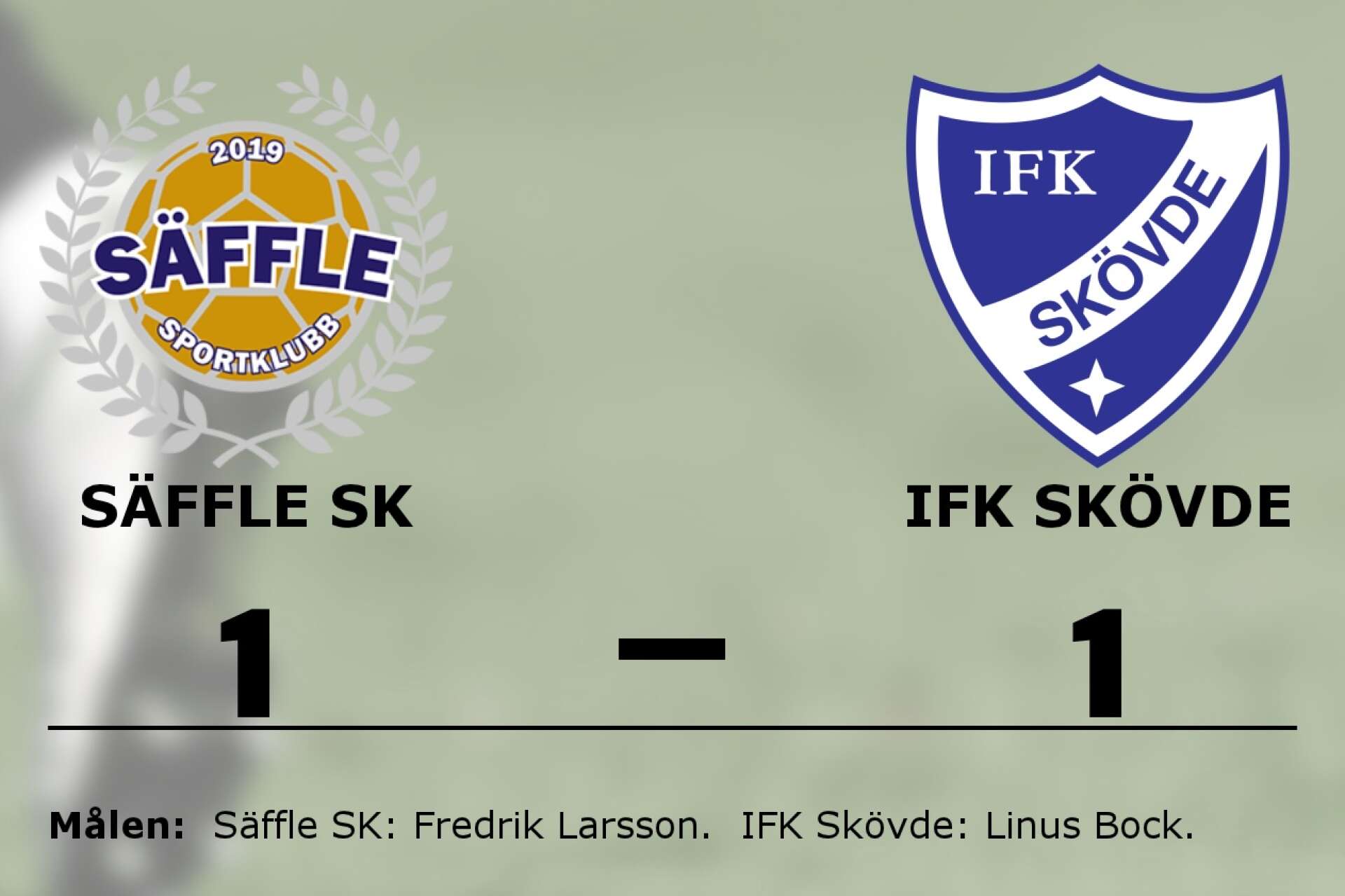 Säffle SK spelade lika mot IFK Skövde fotboll