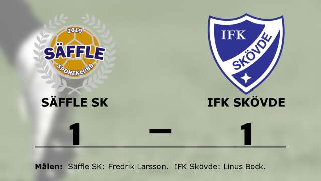 Säffle SK spelade lika mot IFK Skövde FK