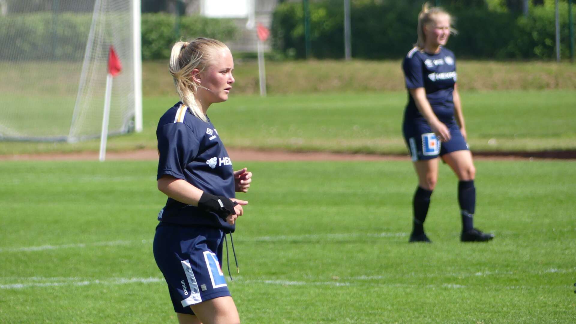 Säffle SK:s damer fick med sig en riktigt viktig seger i helgens match mot Råda. Lisa Jansson stod för 0-3-målet. (arkivbild)