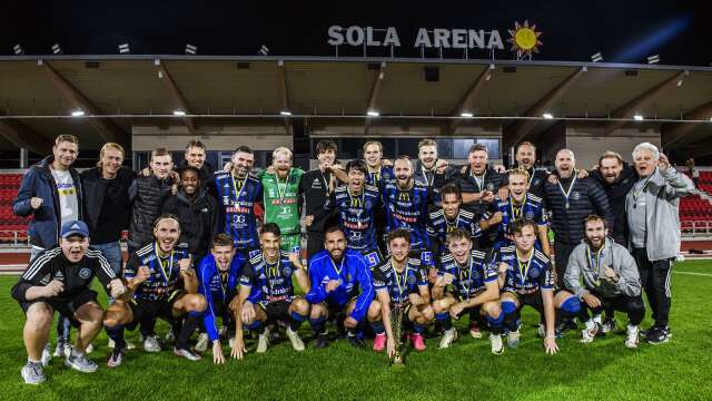 Karlstad Fotboll vann DM-finalen mot Nordvärmland på Sola arena med 5–0.