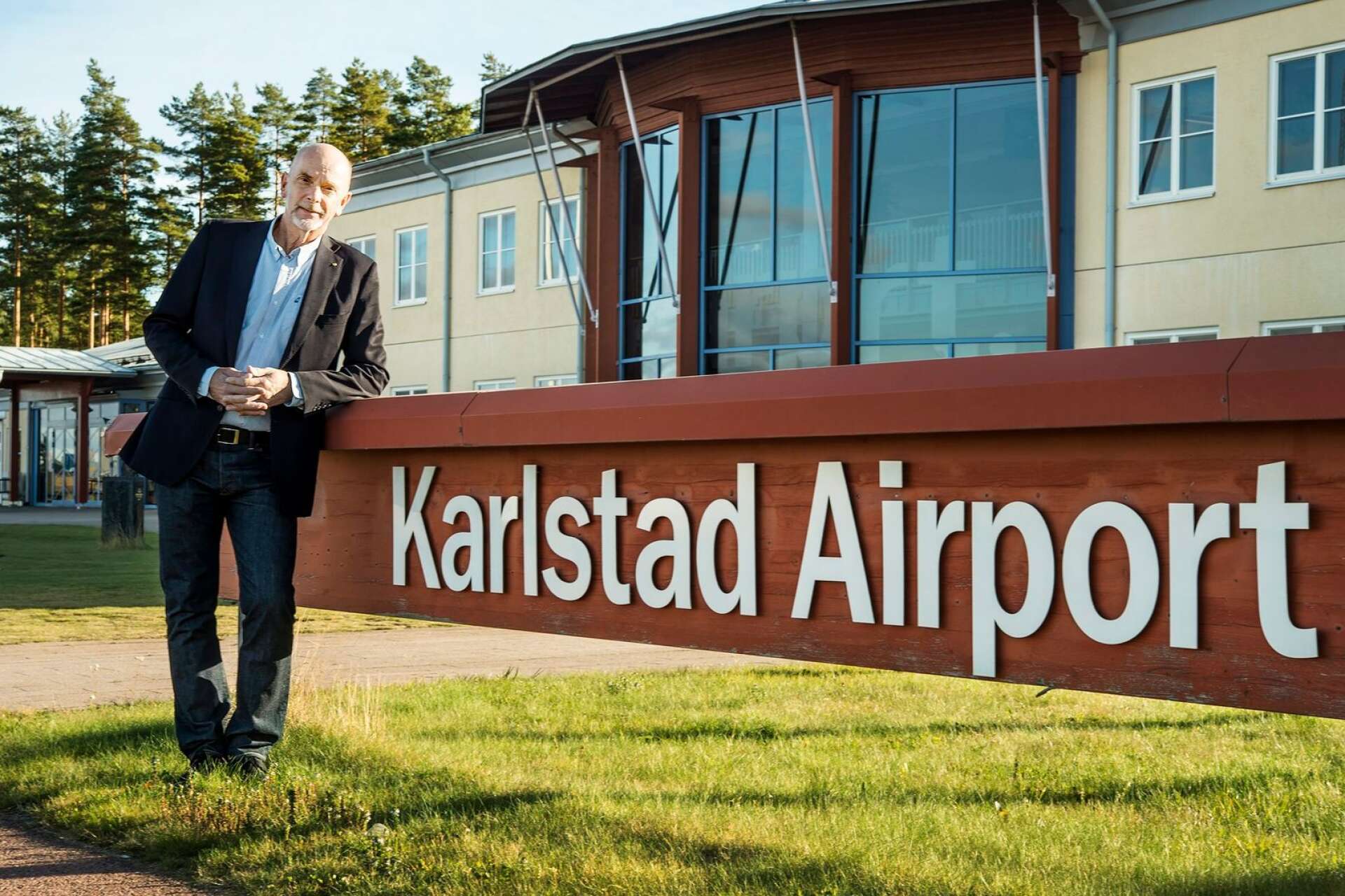 Karlstad Airports ordförande Mikael Lundström.