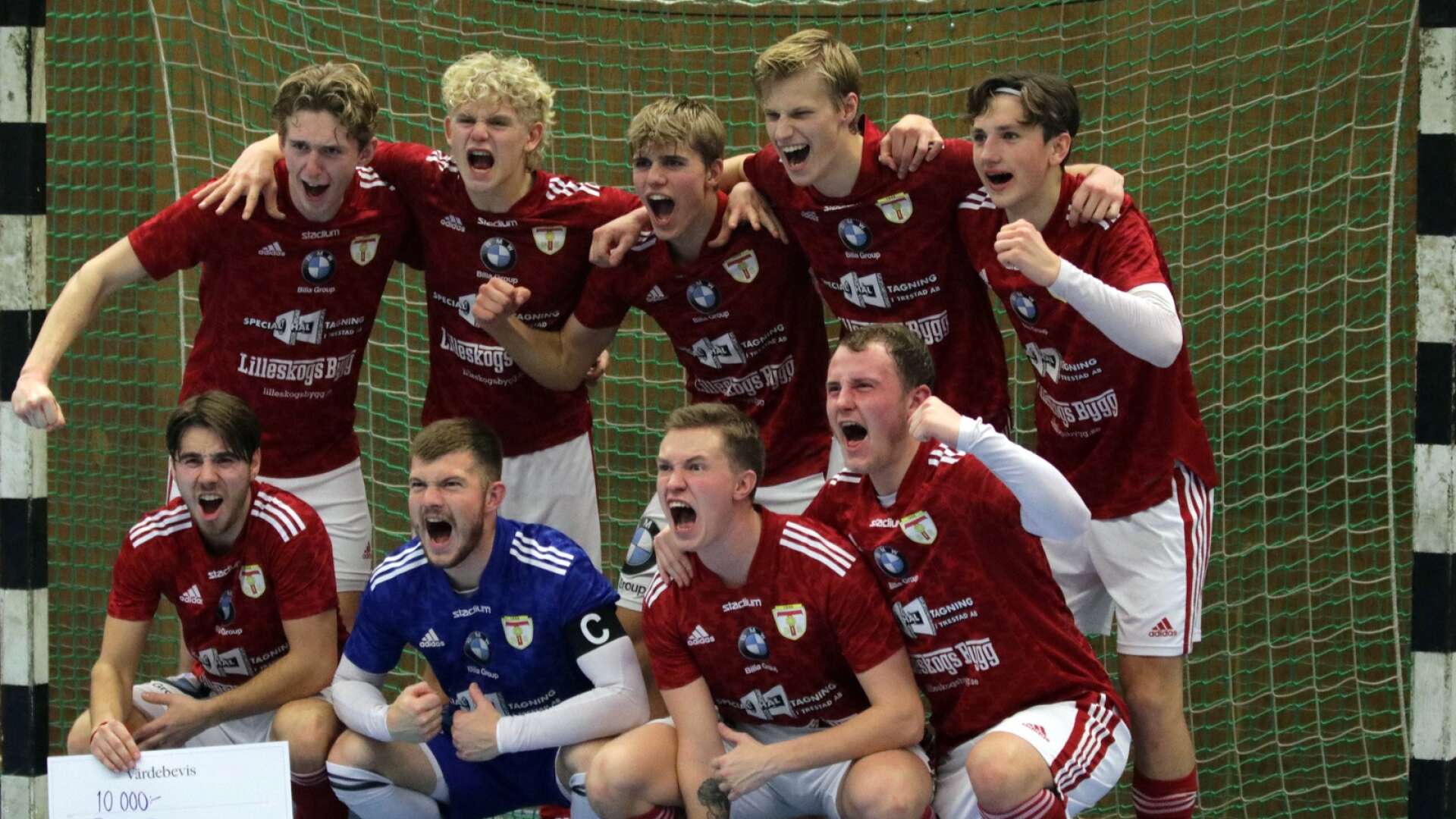 Färgelanda futsal cup 2022. Glada segrare i Trollhättans BOIS.