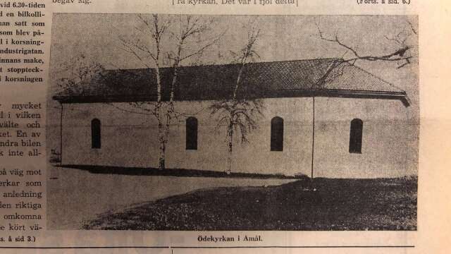 Ödekyrkan (i dag kallad Gamla kyrkan/Kulturmagasinet) i Åmål fyllde inga behov i början på 1970-talet, trots restaureringen.